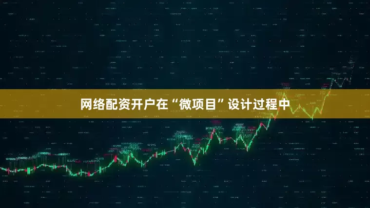 网络配资开户在“微项目”设计过程中