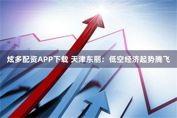 炫多配资APP下载 天津东丽：低空经济起势腾飞